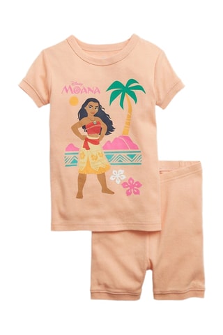 Biologisch Katoenen Pyjama Moana Disney - Zalmkleurig
