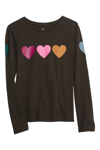 Biologisch Katoenen T-shirt - Donkerbruin