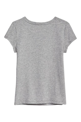 T-shirt - Gemêleerd Lichtgrijs