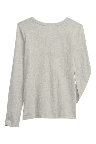 T-shirt - Gemêleerd Lichtgrijs