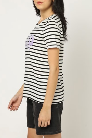 T-shirt in cotone bio - Nero