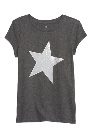 T-shirt - Gemêleerd Donkergrijs