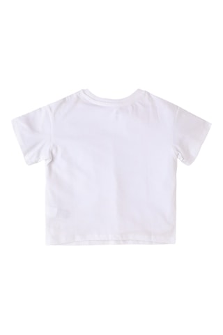 T-shirt Woodstock en Snoopy Snoopy en The Peanuts - Wit