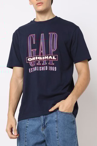 T-shirt - Marineblauw