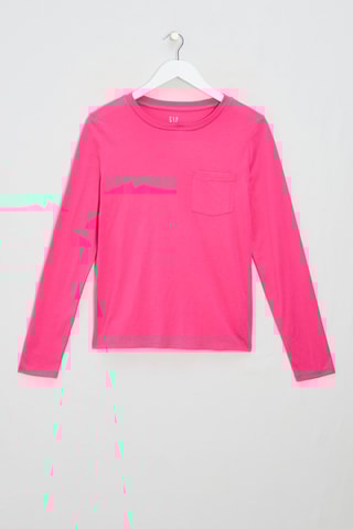 T-shirt in cotone bio - Fucsia