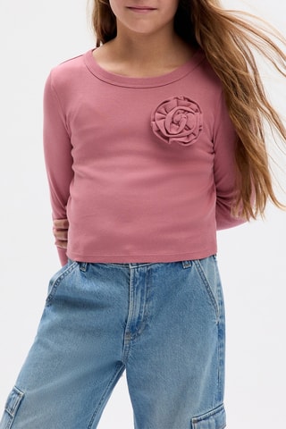 Biologisch Katoenen T-shirt - Oudroze