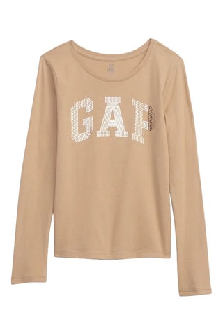 Biologisch Katoenen T-shirt - Camel