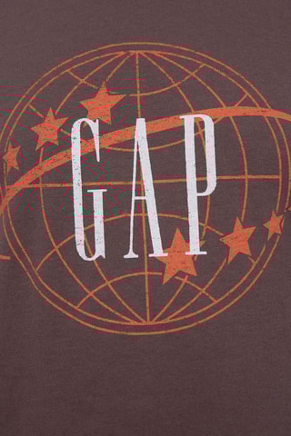 T-shirt in cotone bio - Marrone