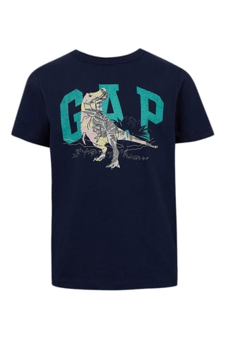 T-shirt in cotone bio - Navy