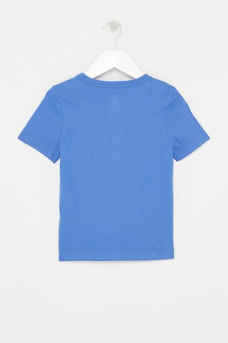 T-shirt in cotone bio - Cobalto