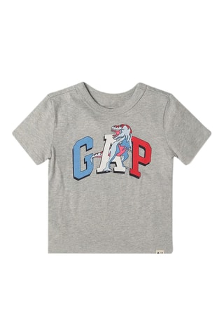 T-shirt in cotone bio - Grigio