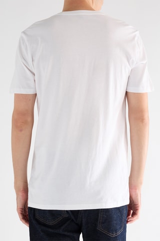 2 T-shirts - Wit en Marineblauw