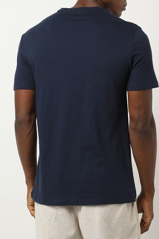 2 T-shirts - Zwart en Marineblauw