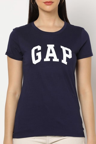 T-shirt - Marineblauw