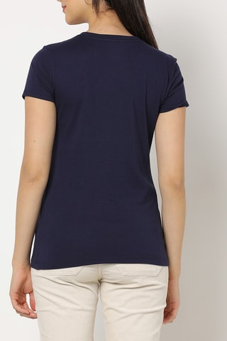 T-shirt - Marineblauw