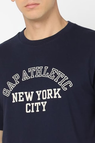 T-shirt - Marineblauw