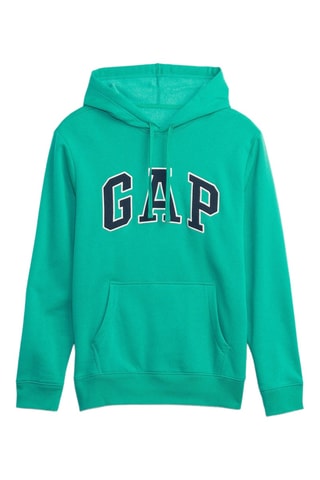 Sweater met Capuchon - Zeegroen