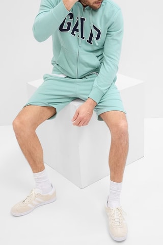 Felpa con cappuccio - Verde acqua