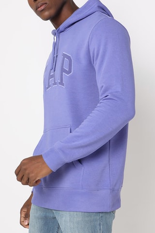 Felpa con cappuccio - Viola
