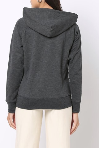 Felpa con cappuccio - Grigio