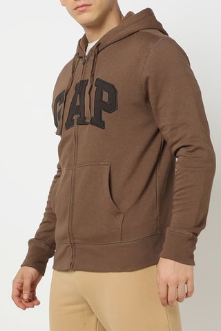Sweater met Capuchon - Bruin