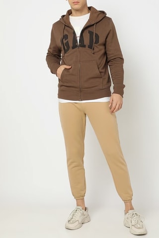 Sweater met Capuchon - Bruin