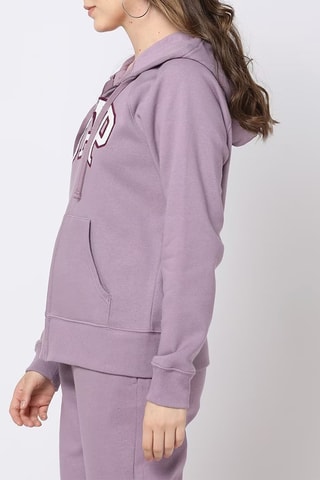Felpa con cappuccio - Viola