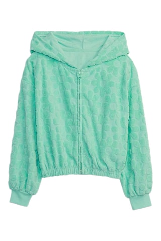 Sweater met Capuchon - Zeegroen