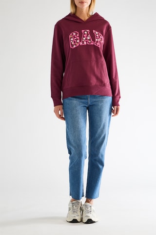 Felpa con cappuccio - Bordeaux