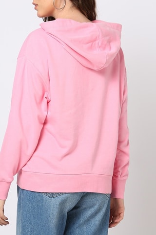 Felpa con cappuccio - Rosa