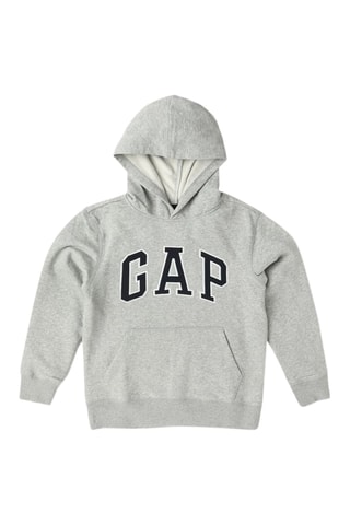 Felpa con cappuccio - Grigio