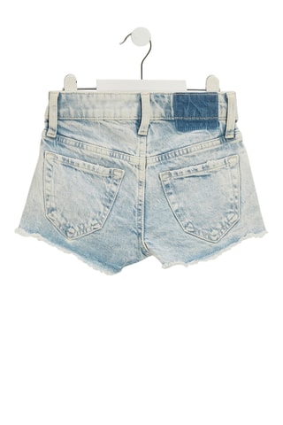 Spijkershort - Blauw en Wit