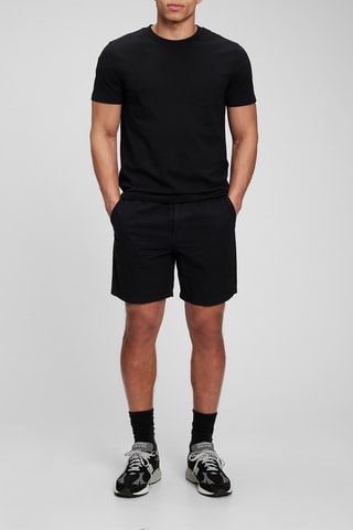 Linnen Short - Zwart