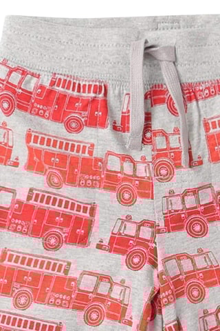 Biologisch Katoenen Short - Gemêleerd Lichtgrijs