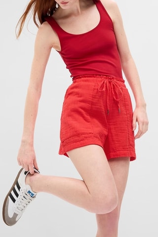 Short Hoge Taille - Rood