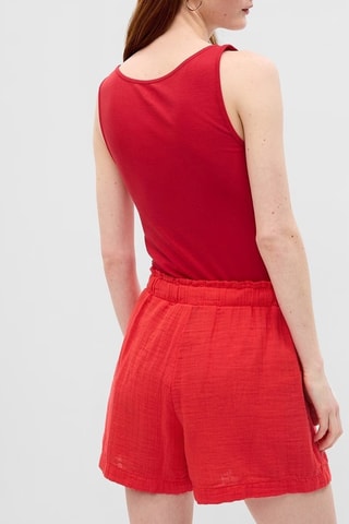 Short Hoge Taille - Rood