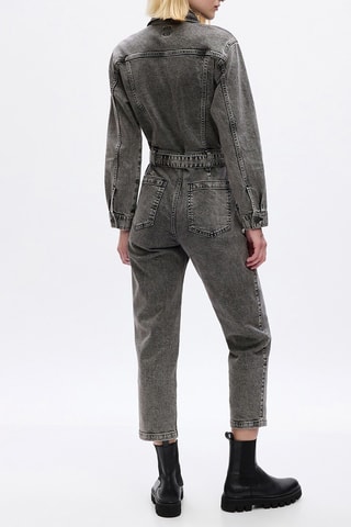 Tuta in jeans - Grigio