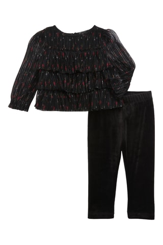 Blusa e pantaloni - Nero