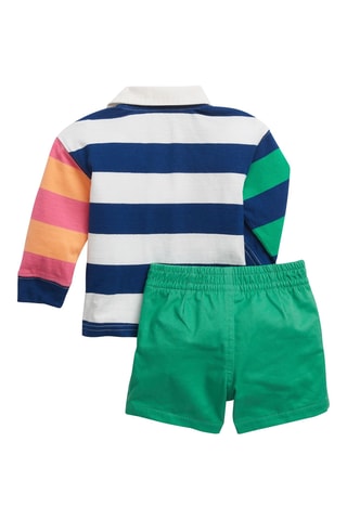Felpa e shorts - Navy e verde