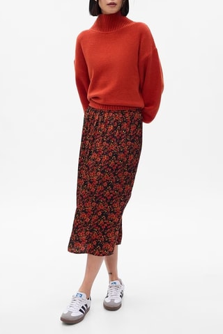 Midirok Hoge Taille - Zwart