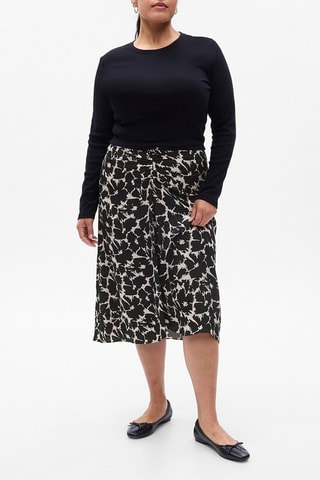 Midirok Hoge Taille - Zwart