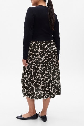 Midirok Hoge Taille - Zwart