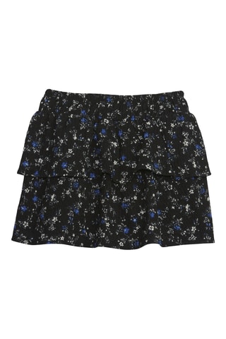 Rok met ruches - Zwart