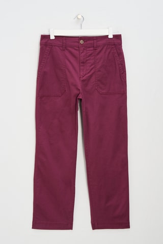 Rechte Broek - Bordeauxrood