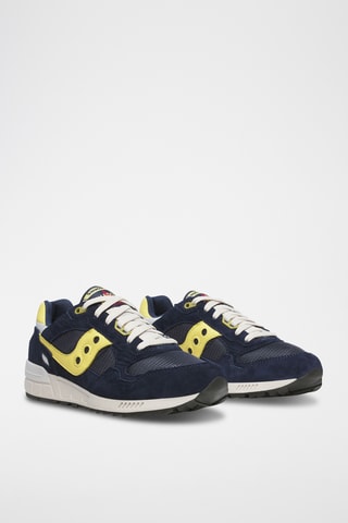 Nubuck Sneakers Shadow 5000- Marineblauw en geel