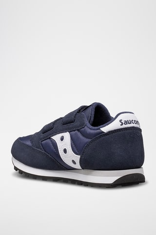 Nubuck Sneakers Jazz Double HL - Marineblauw