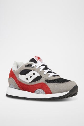 Nubuck Sneakers Shadow 6000 - Lichtgrijs en Zwart