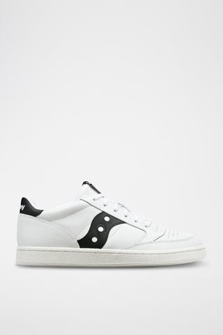 Leren Sneakers Jazz Court - Wit en Zwart