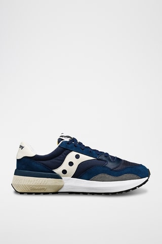 Nubuck Sneakers Jazz nxt - Marineblauw en Wit