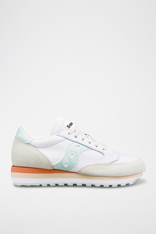 Nubuck Sneakers Jazz Triple- Wit